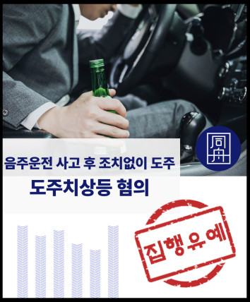 도주치상 위험운전치상 음주운전 음주운전사고 사고후미조치 음주운전뺑소니 음주운전로펌